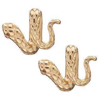 Christina Collect 925 sterling silver Snakes small gilded silver snakes, model 671-G27